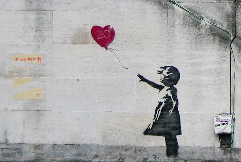 bricks and balloons.
